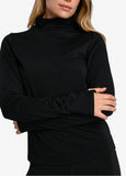 Performance Wool Moisture-Wicking Turtleneck