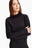 Crescent Snood Long Sleeve Top