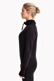 Crescent Snood Long Sleeve Top