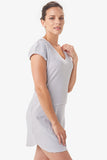 Energic V-Neck Dress With Pockets