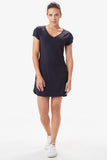 Energic V-Neck Dress With Pockets