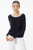 Downtown Casual Long Sleeve Top