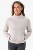 Spacer Funnel Neck Sweatshirt With Pockets